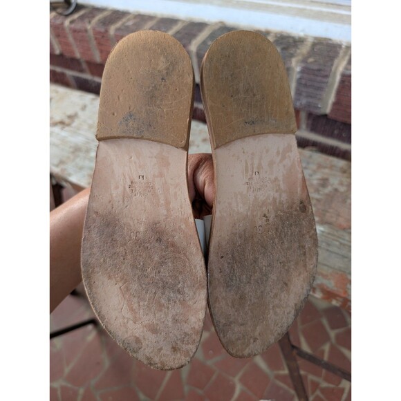 K JACQUES WHITE SLIP-ON LEATHER SANDALS-SAINT TROPEZ- SZ 36 $259 - Picture 8 of 10